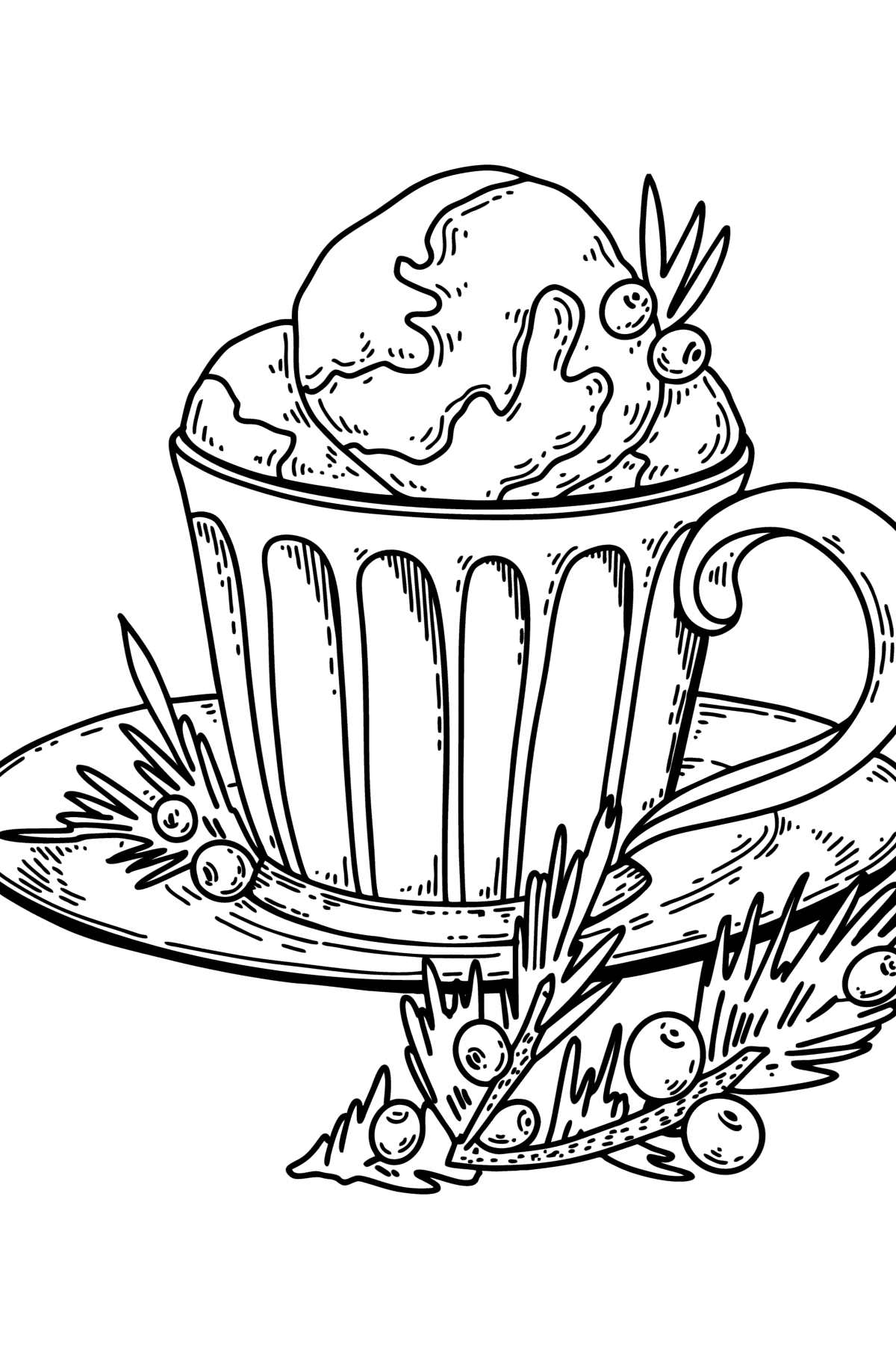 114+ Adult Coloring Pages Coffee Printable 28