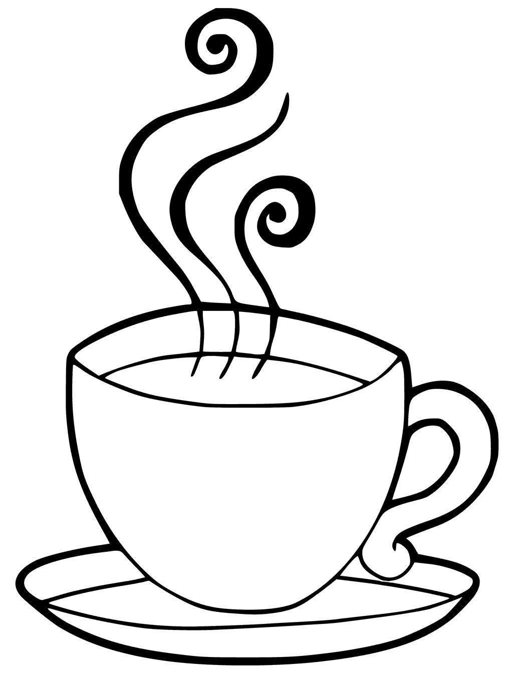 114+ Adult Coloring Pages Coffee Printable 4