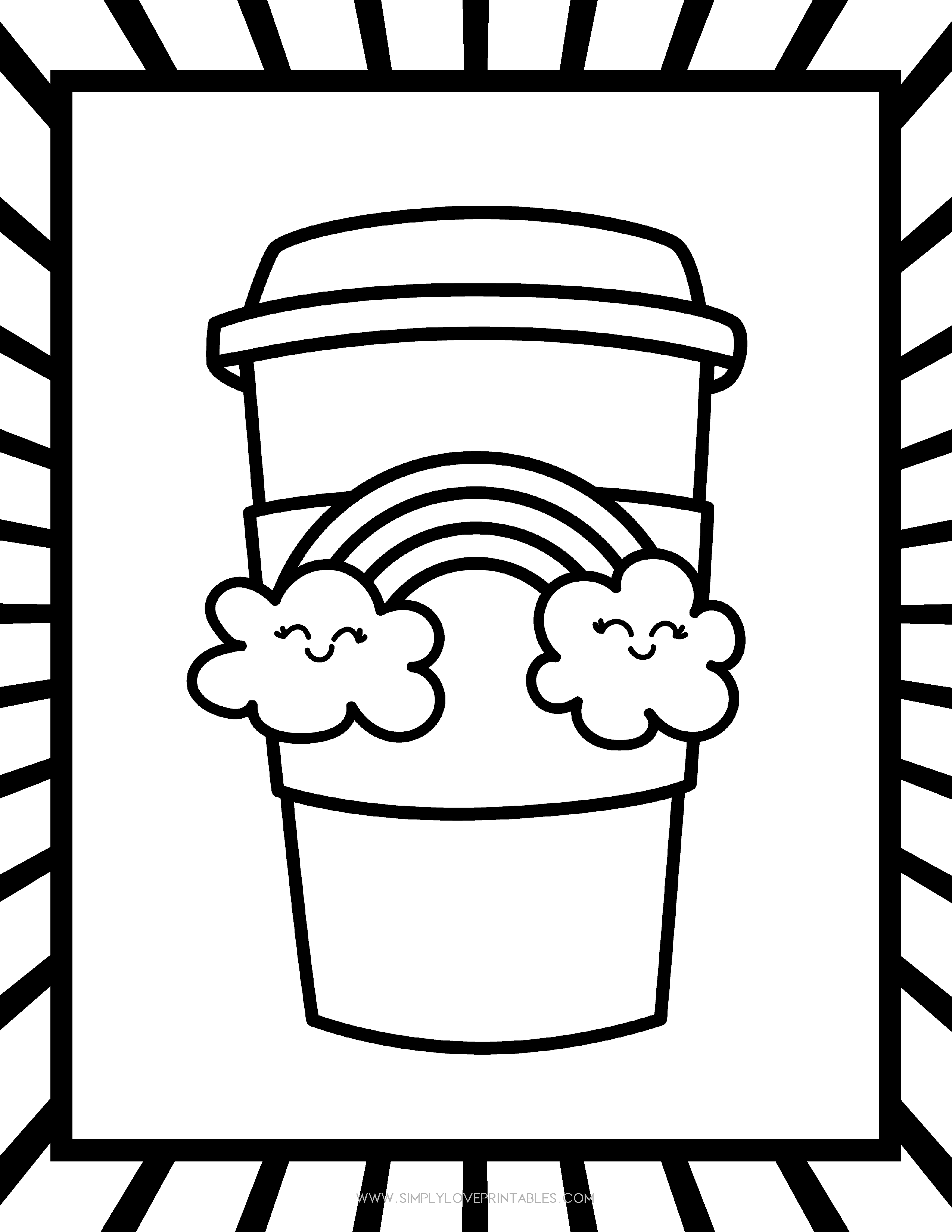 114+ Adult Coloring Pages Coffee Printable 53