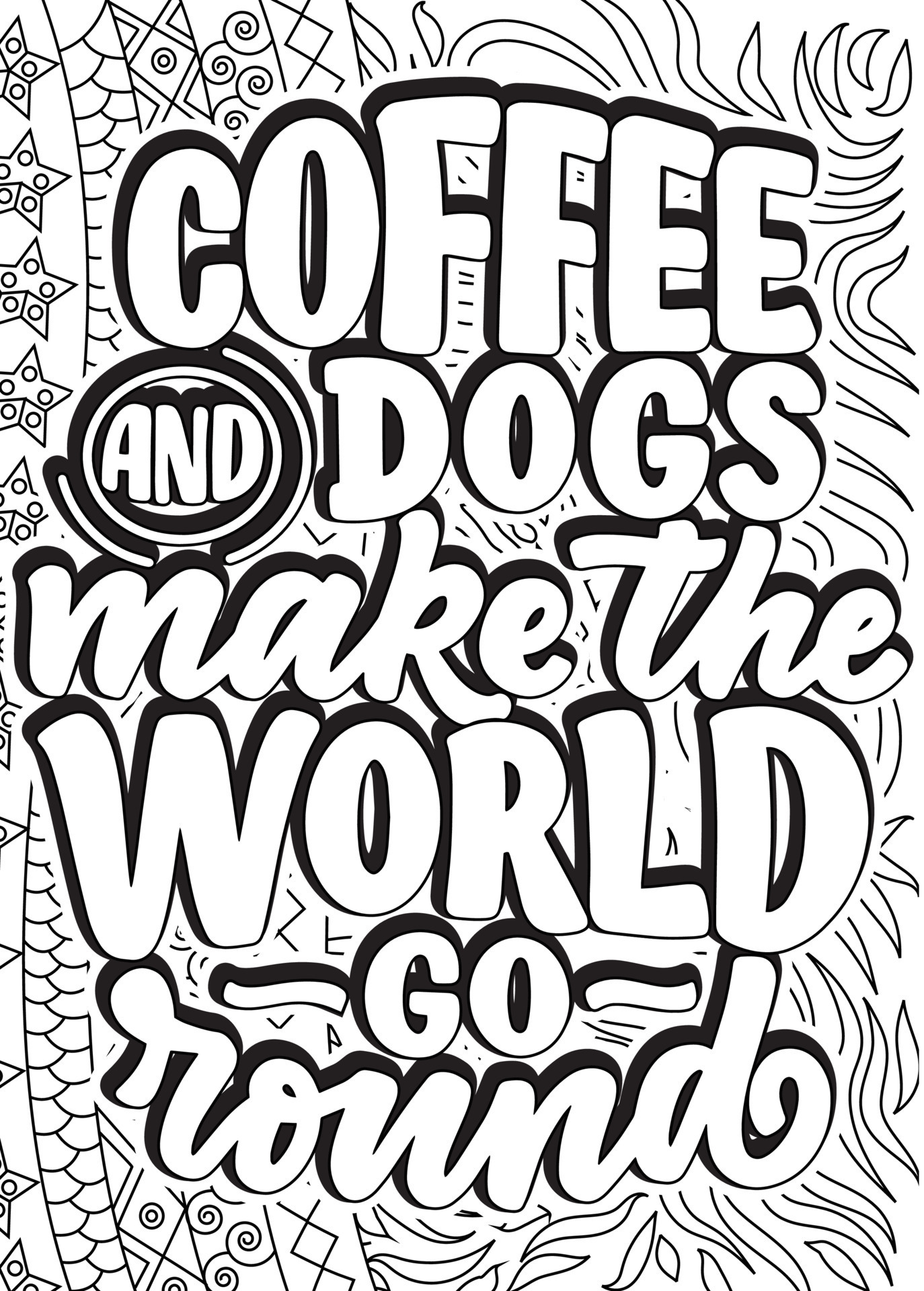 114+ Adult Coloring Pages Coffee Printable 6