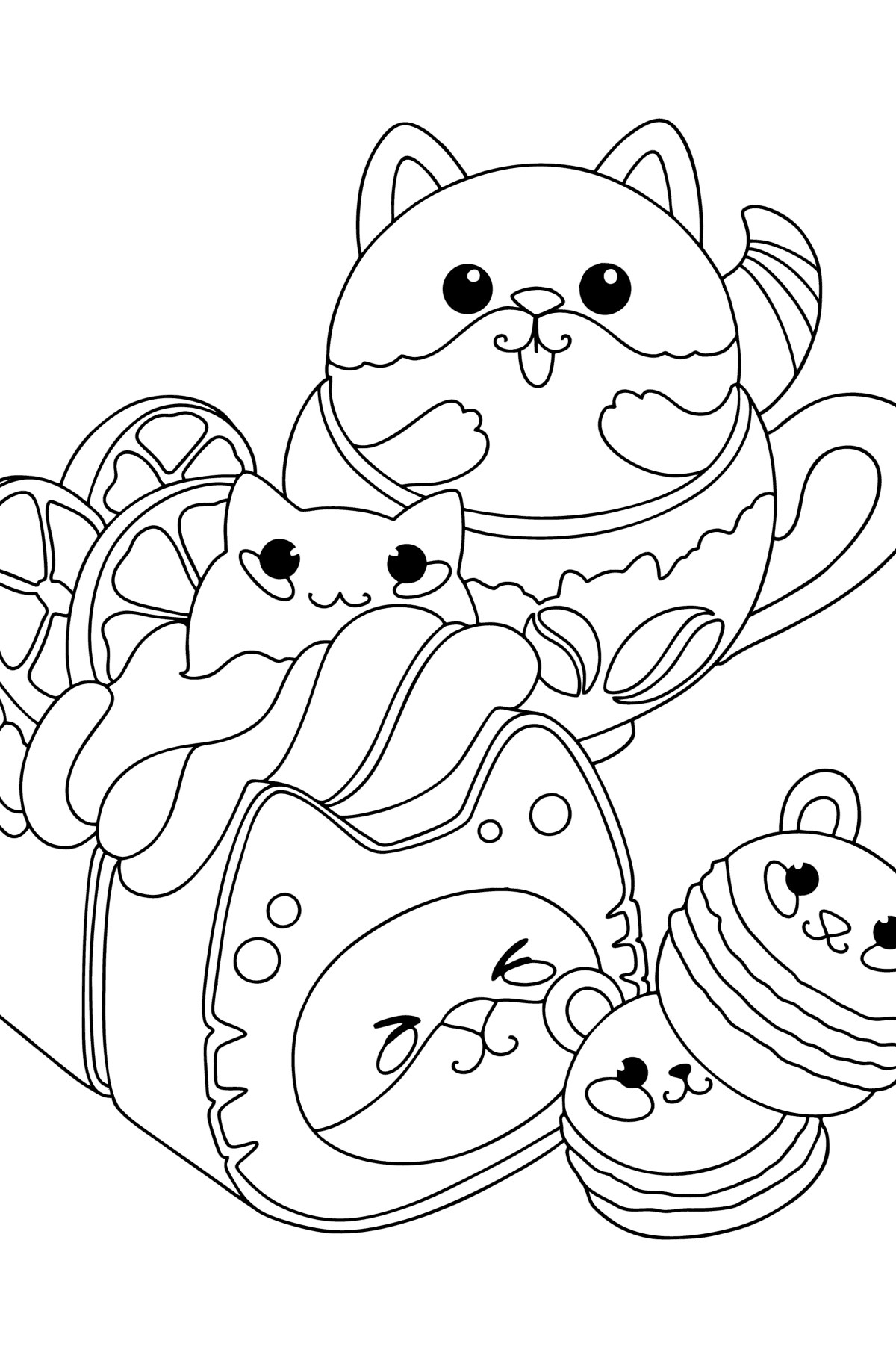 114+ Adult Coloring Pages Coffee Printable 61