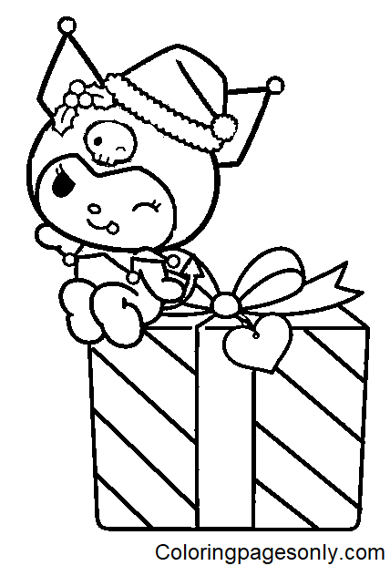 125+ Cinnamoroll Christmas Coloring Pages Printable 116