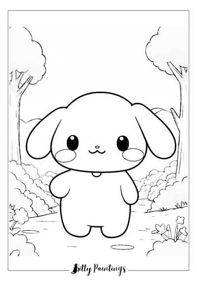 125+ Cinnamoroll Christmas Coloring Pages Printable 18