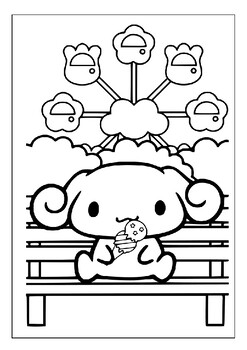 125+ Cinnamoroll Christmas Coloring Pages Printable 21