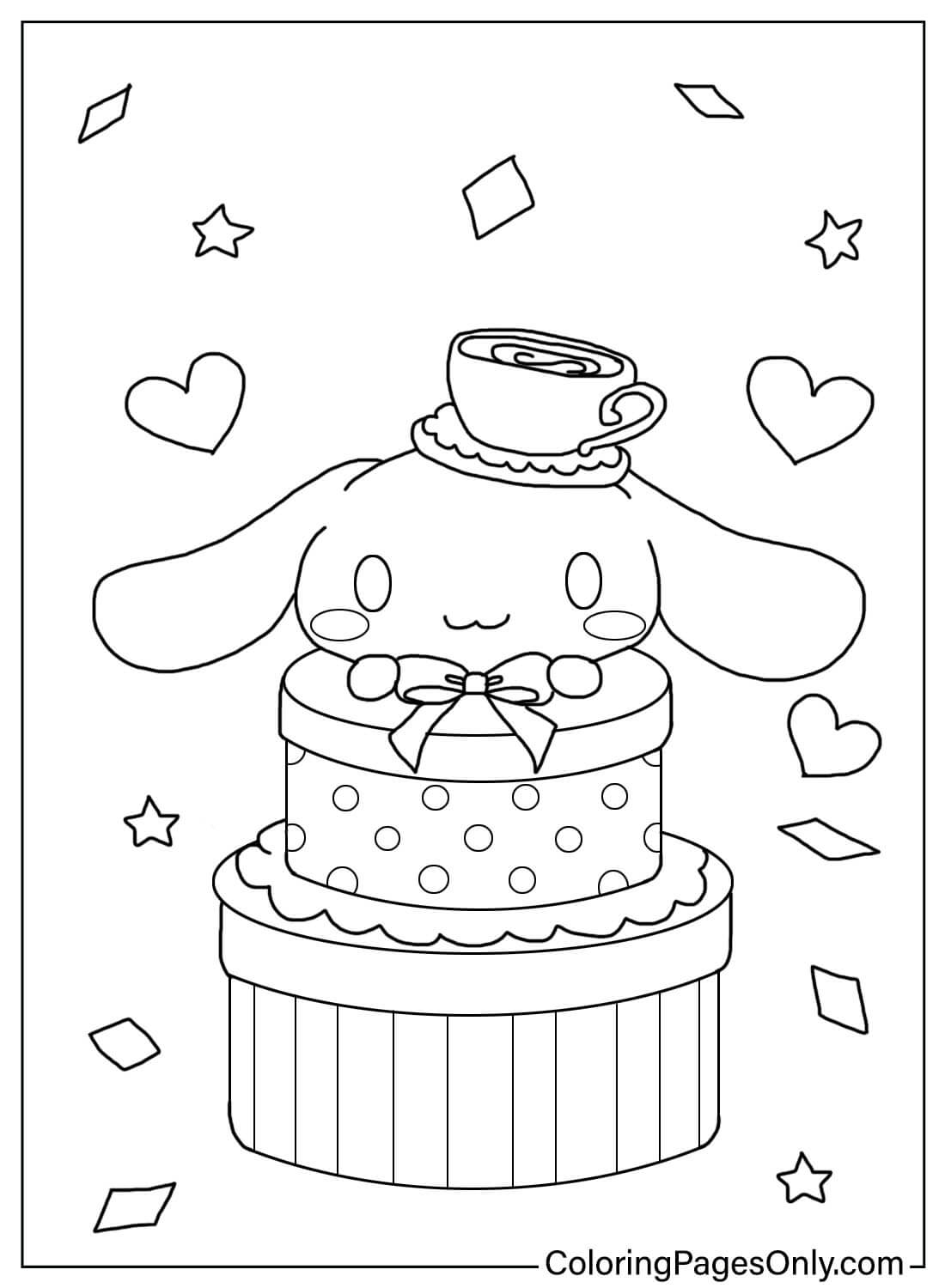 125+ Cinnamoroll Christmas Coloring Pages Printable 38