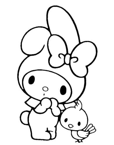 125+ Cinnamoroll Christmas Coloring Pages Printable 58