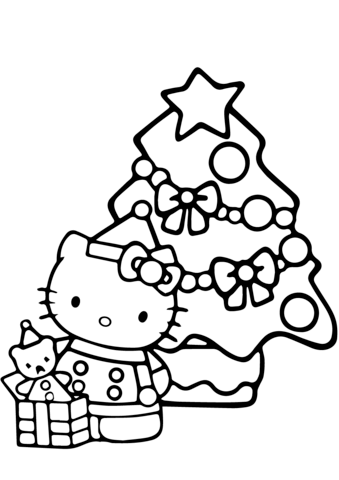 125+ Cinnamoroll Christmas Coloring Pages Printable 66