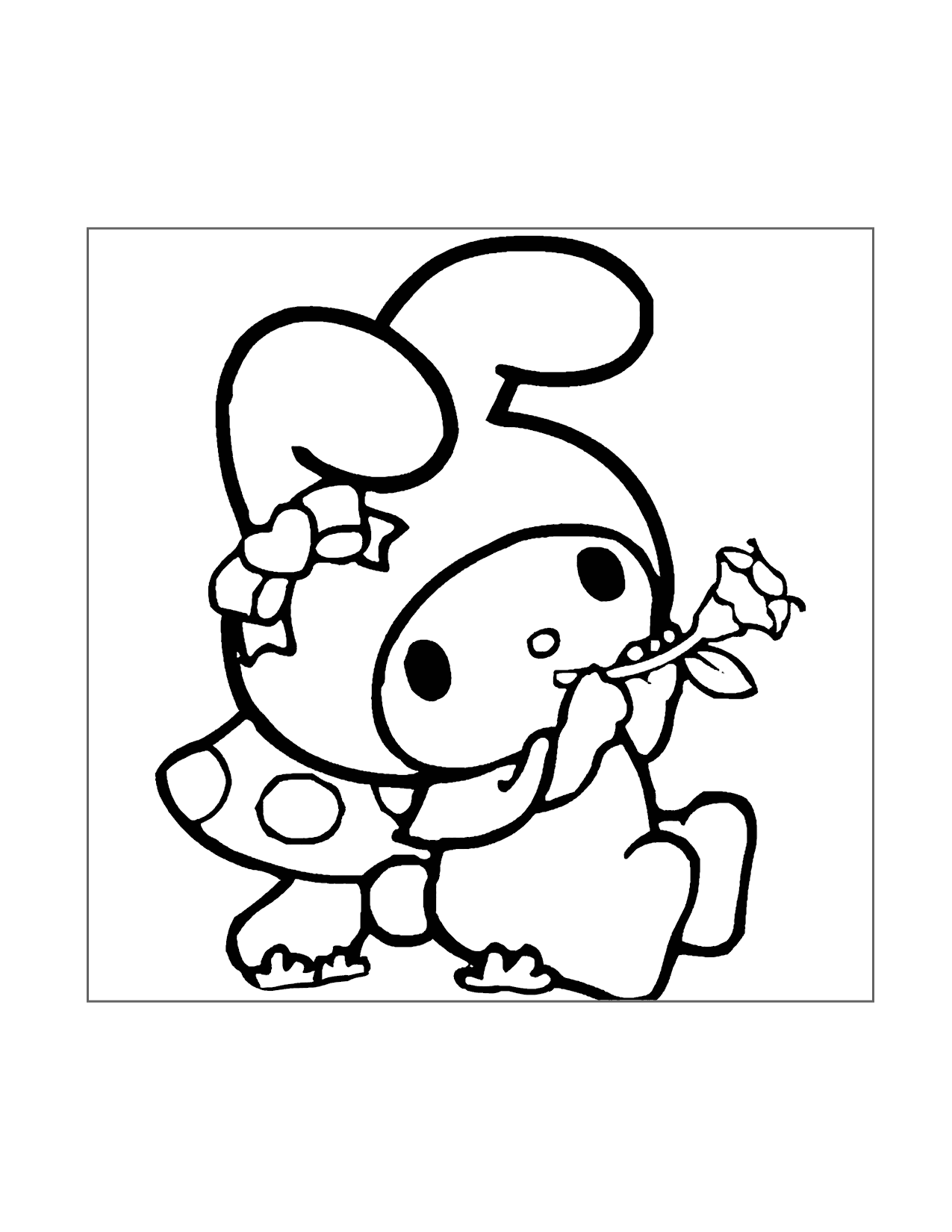 125+ Cinnamoroll Christmas Coloring Pages Printable 76