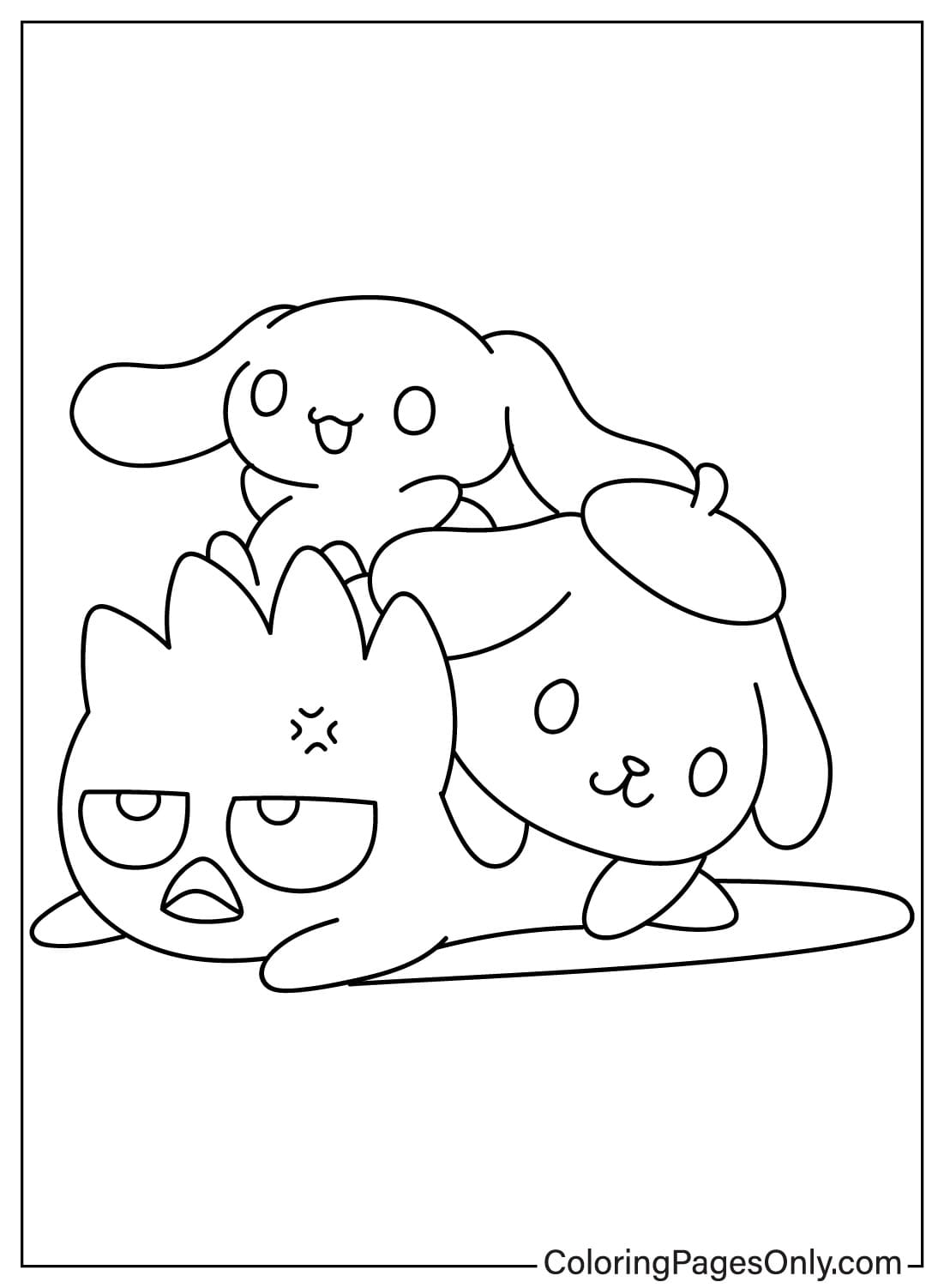 125+ Cinnamoroll Christmas Coloring Pages Printable 99