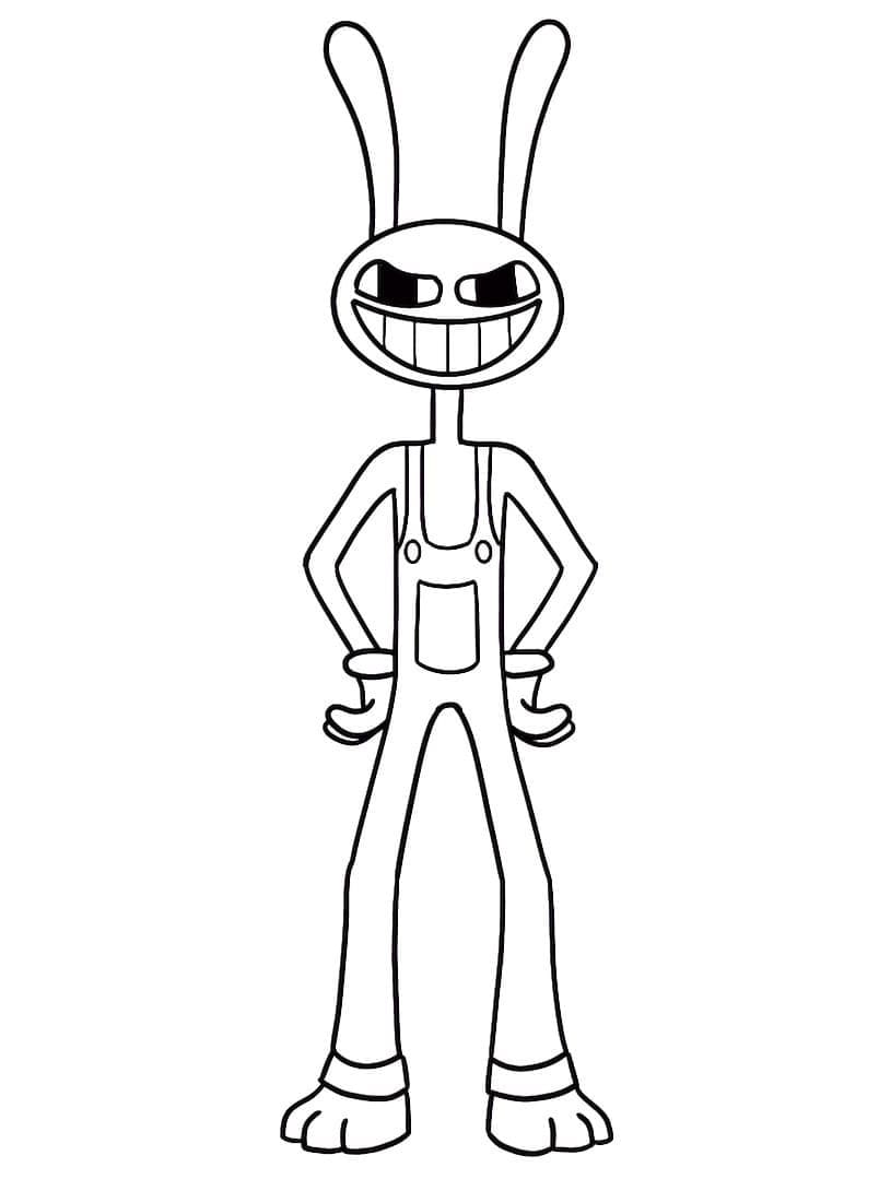 130+ Digital Circus Characters Coloring Pages Printable 1