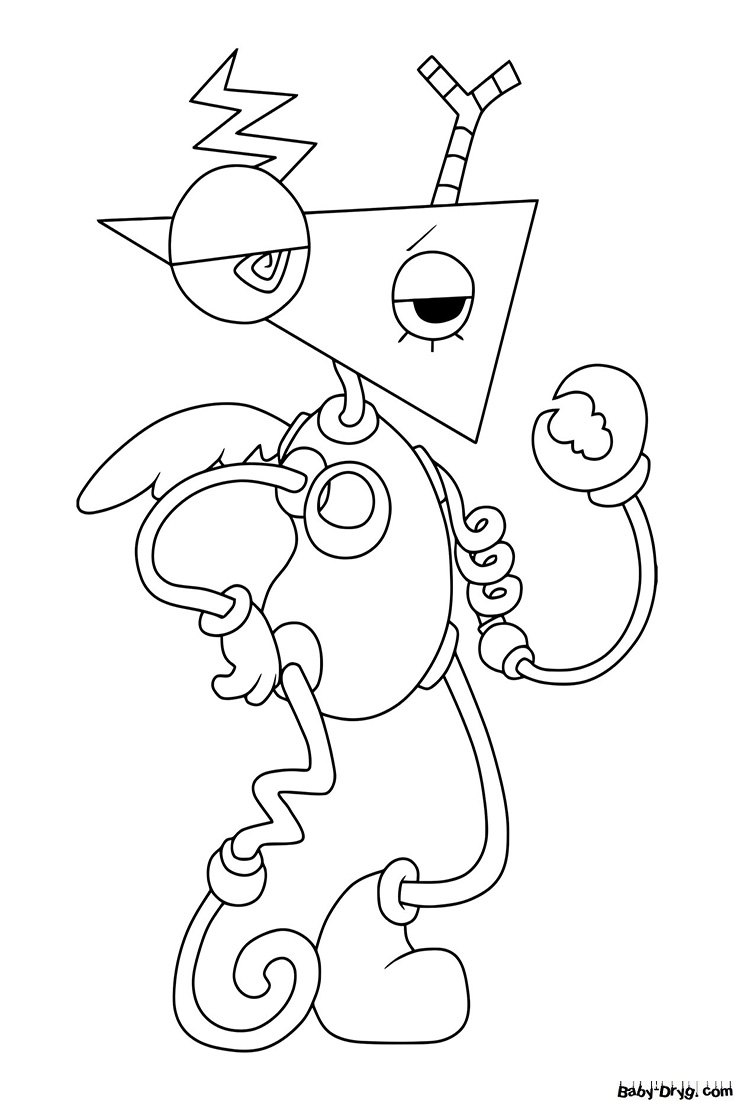 130+ Digital Circus Characters Coloring Pages Printable 104