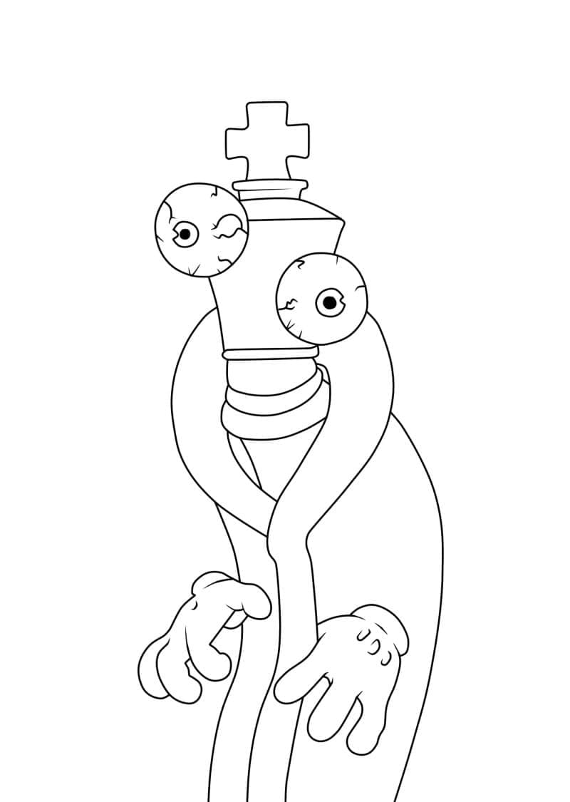 130+ Digital Circus Characters Coloring Pages Printable 14