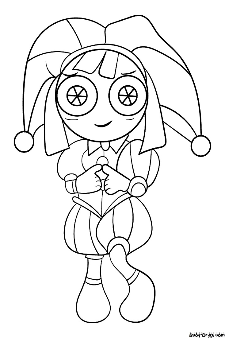 130+ Digital Circus Characters Coloring Pages Printable 34