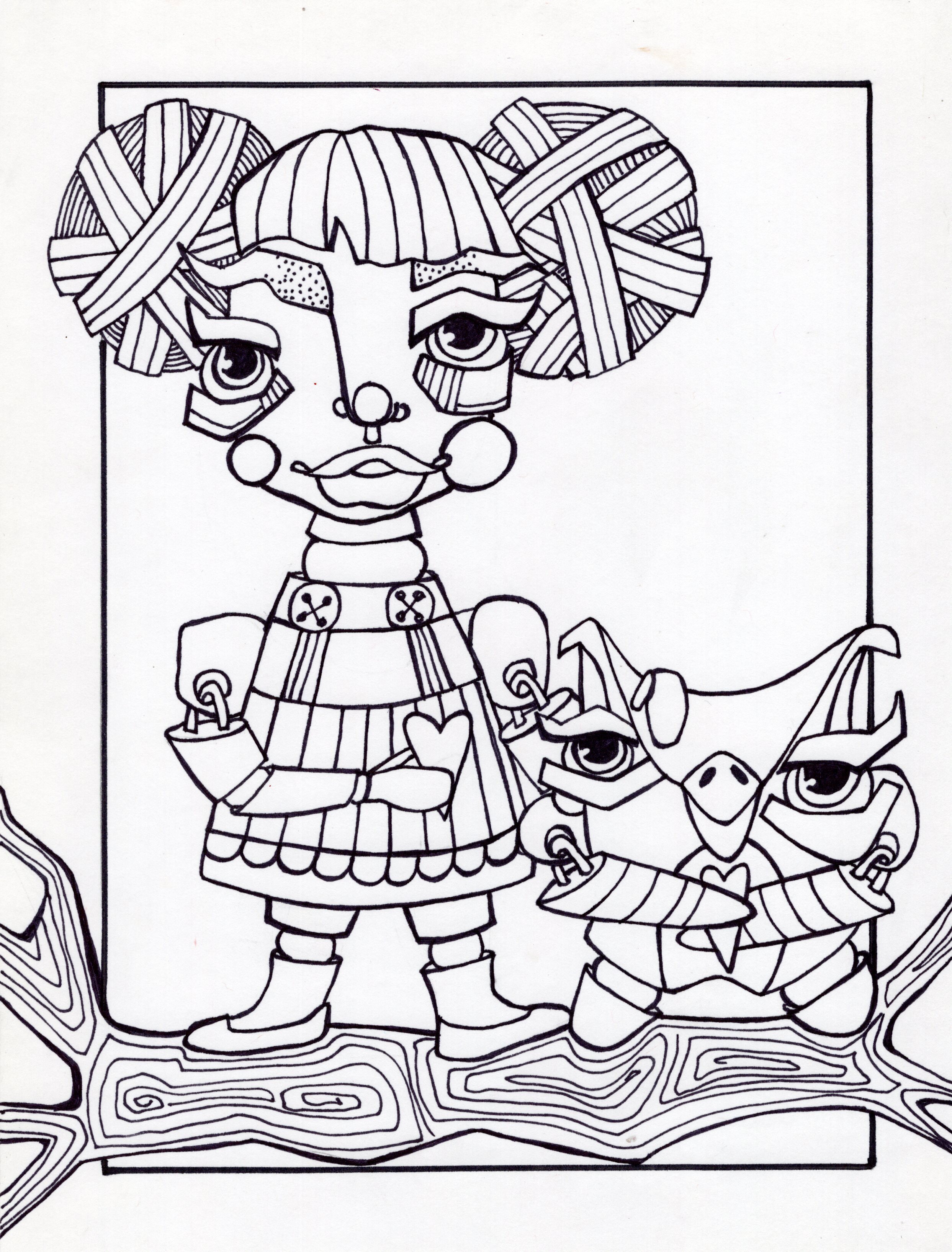 130+ Digital Circus Characters Coloring Pages Printable 46