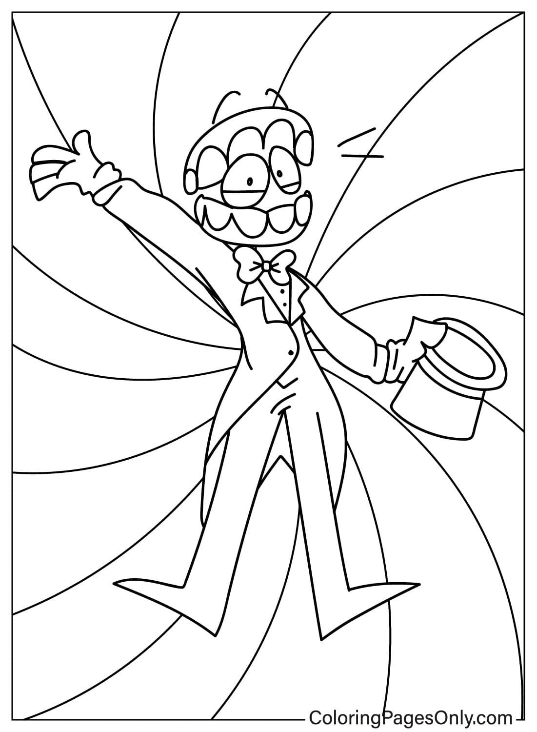 130+ Digital Circus Characters Coloring Pages Printable 56