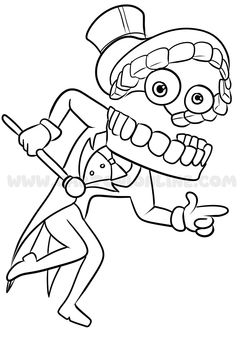 130+ Digital Circus Characters Coloring Pages Printable 68