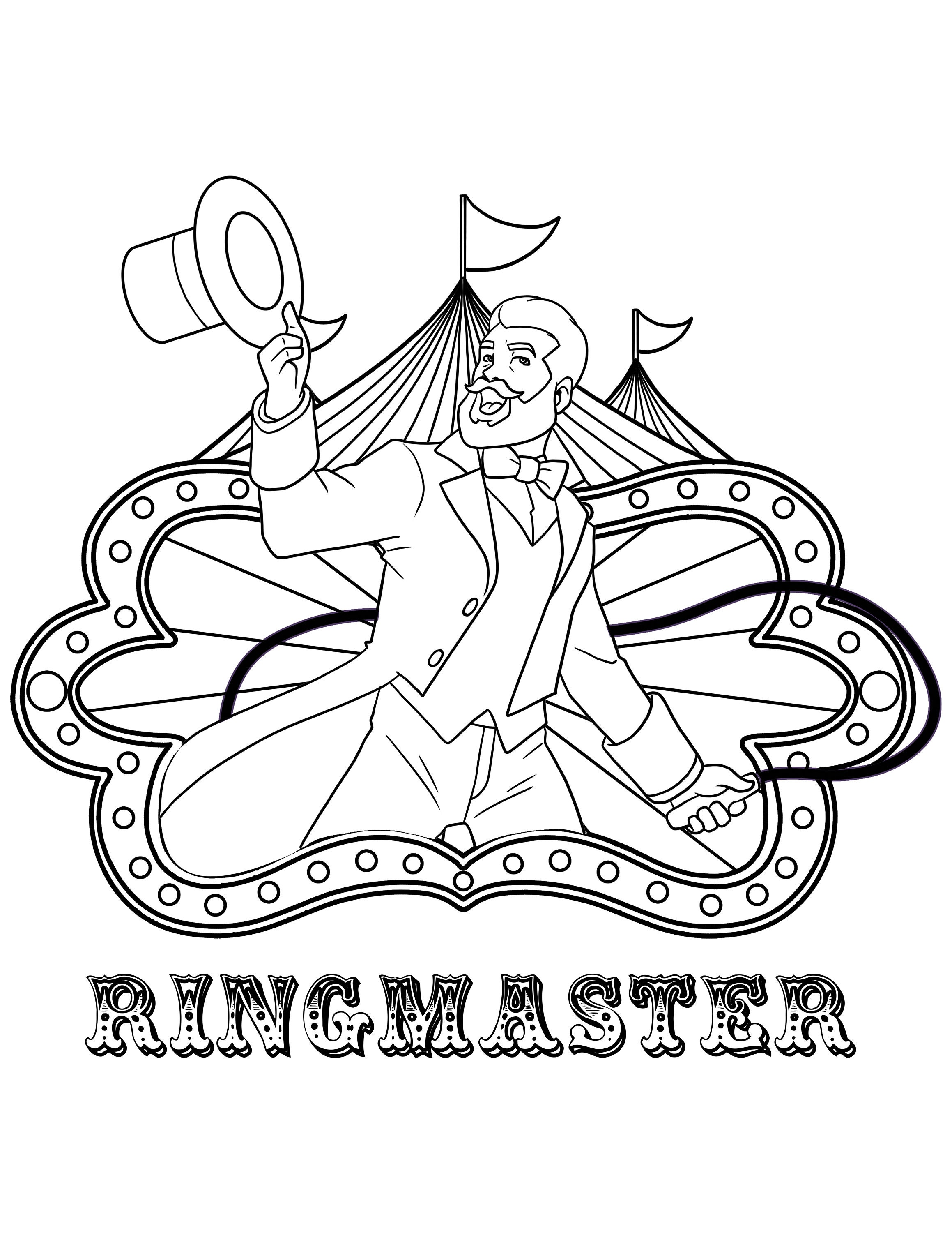 130+ Digital Circus Characters Coloring Pages Printable 86