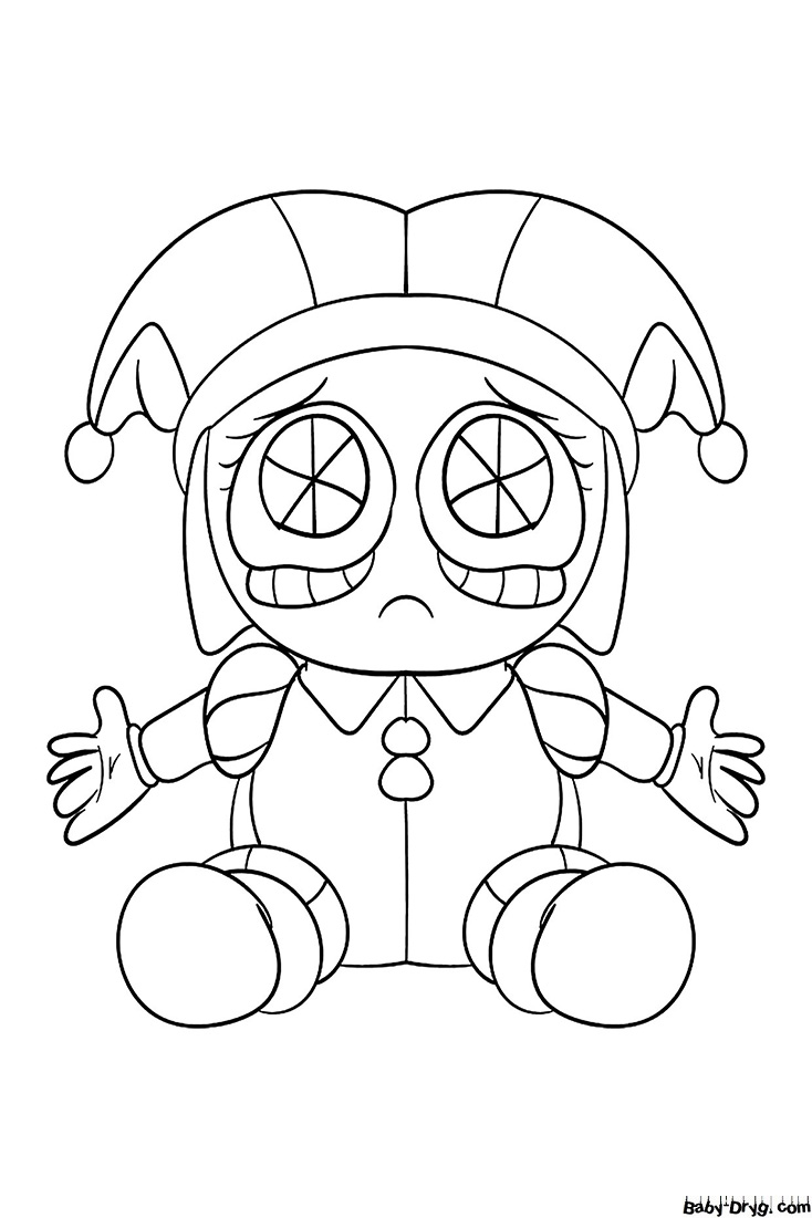 130+ Digital Circus Characters Coloring Pages Printable 92