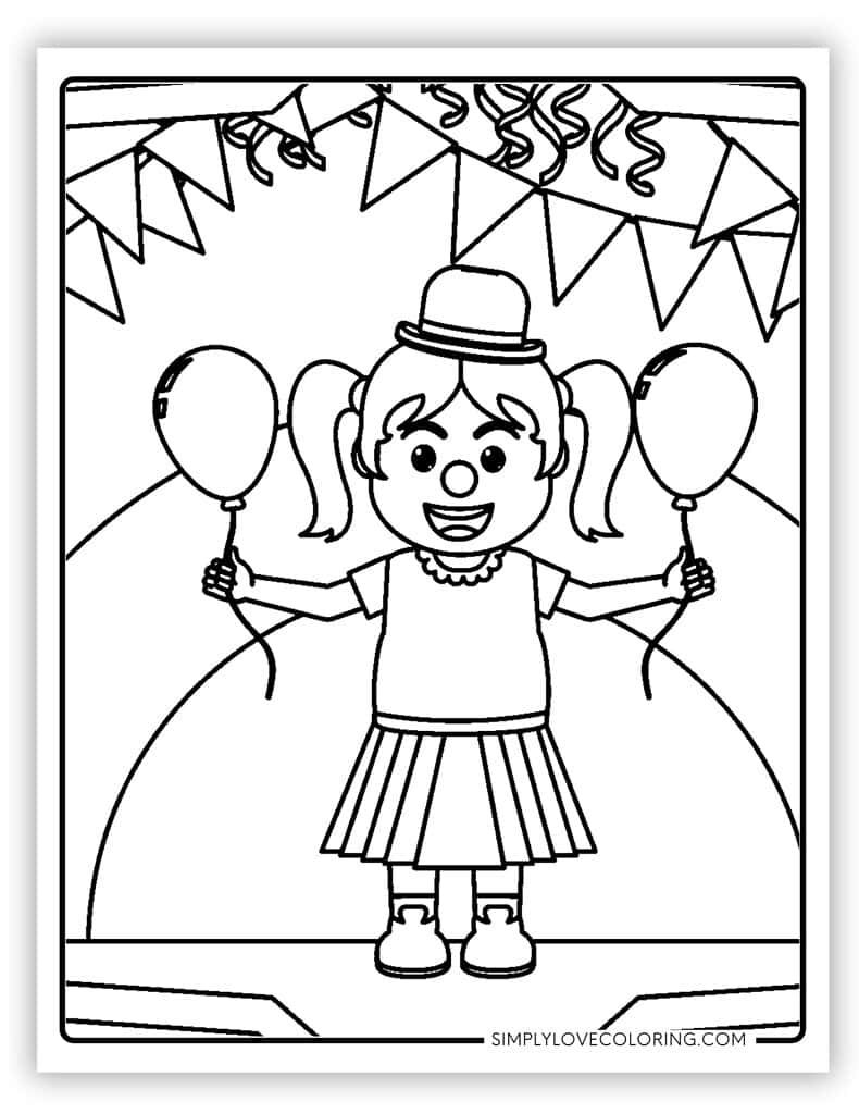 130+ Digital Circus Characters Coloring Pages Printable 93