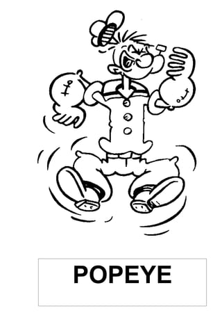 130 Popeye the Sailor Man Coloring Pages Printable 115