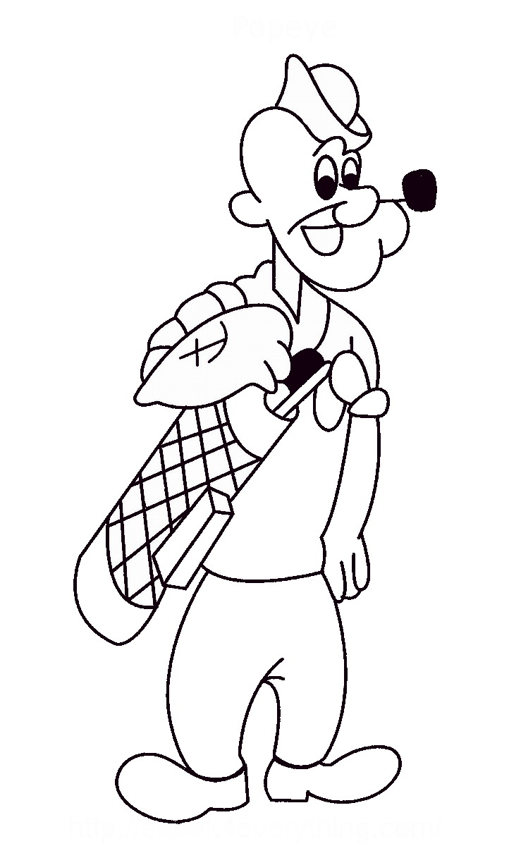 popeye the sailor man coloring pages printable jpg