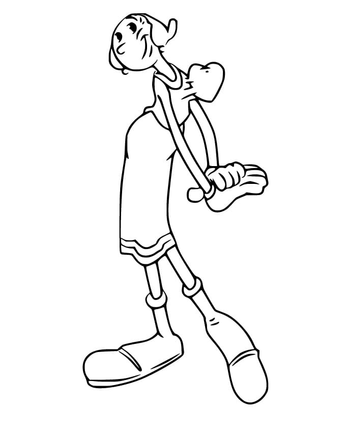 130 Popeye the Sailor Man Coloring Pages Printable 60