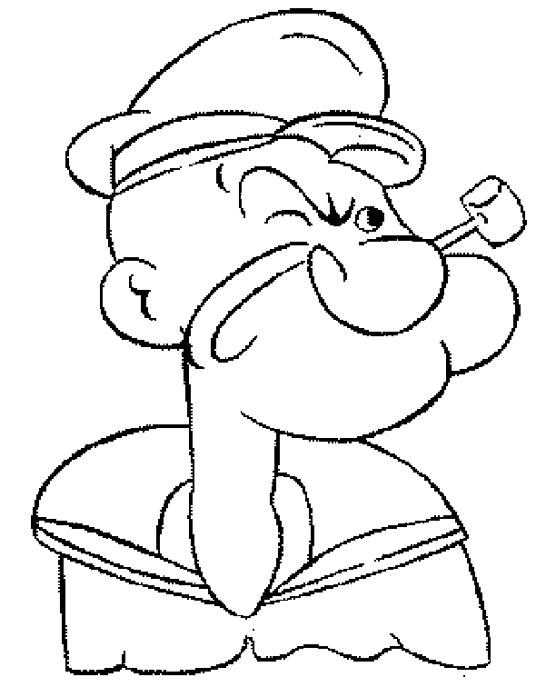 130 Popeye the Sailor Man Coloring Pages Printable 7