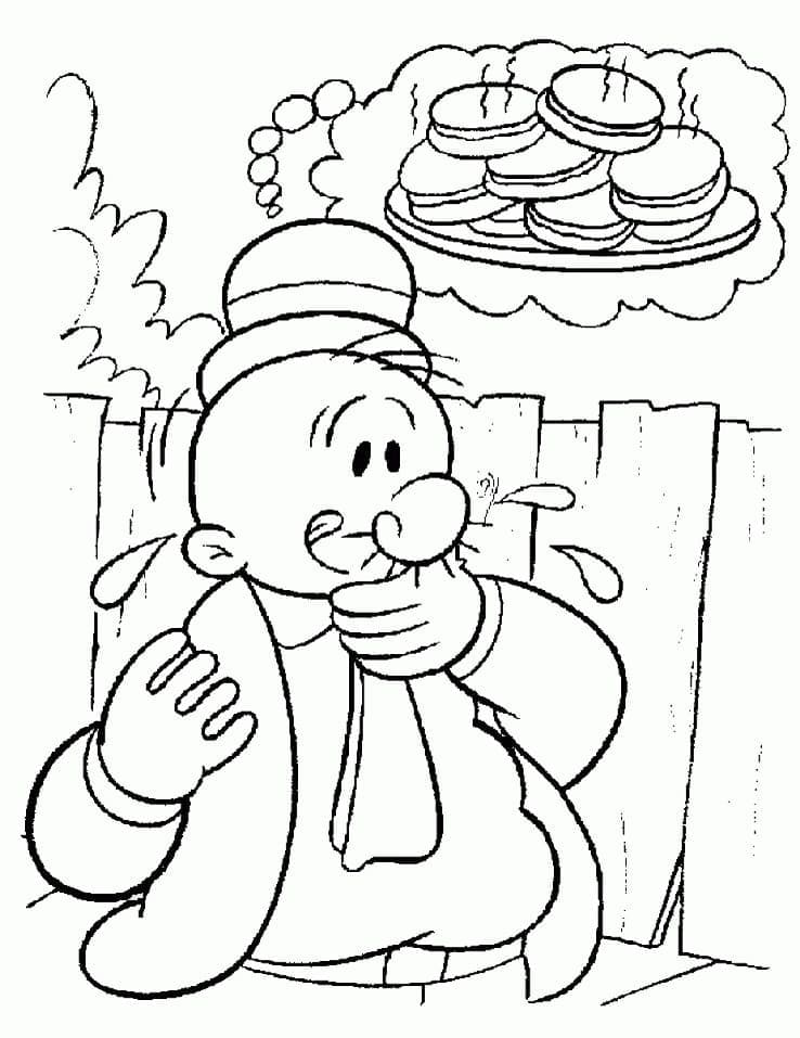 130 Popeye the Sailor Man Coloring Pages Printable 8