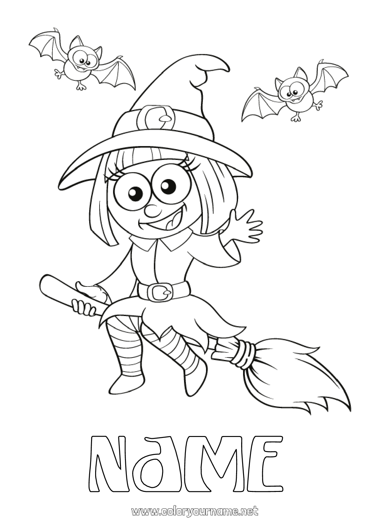 130+ Witch Coloring Page Ideas for Halloween Fun 101