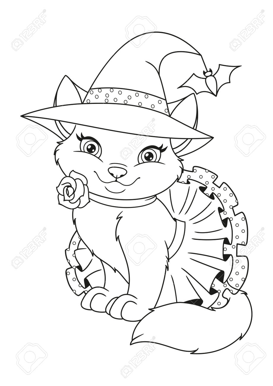 130+ Witch Coloring Page Ideas for Halloween Fun 123