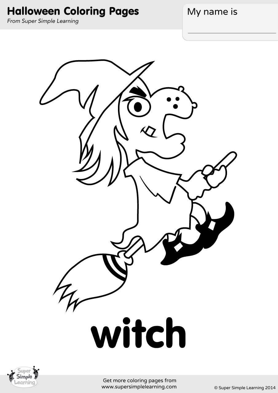 130+ Witch Coloring Page Ideas for Halloween Fun 2