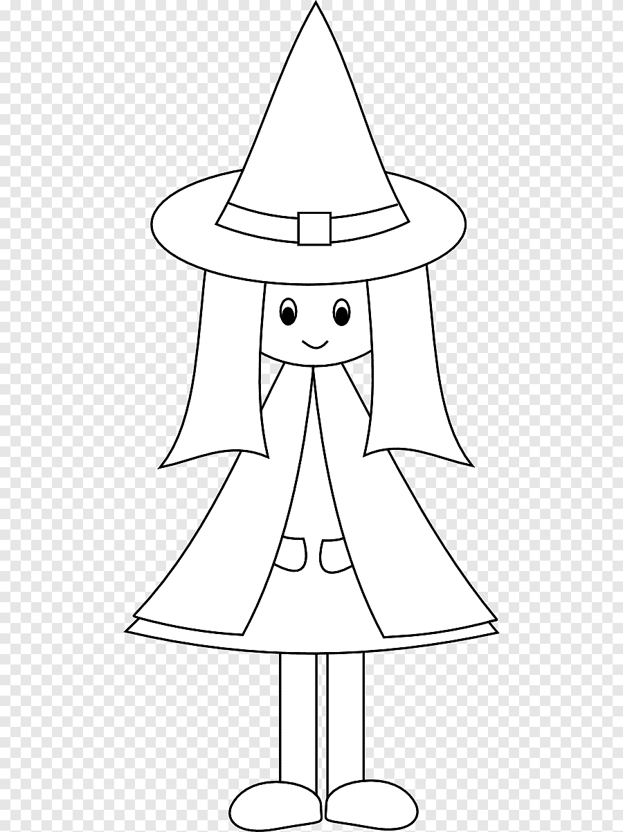 130+ Witch Coloring Page Ideas for Halloween Fun 57