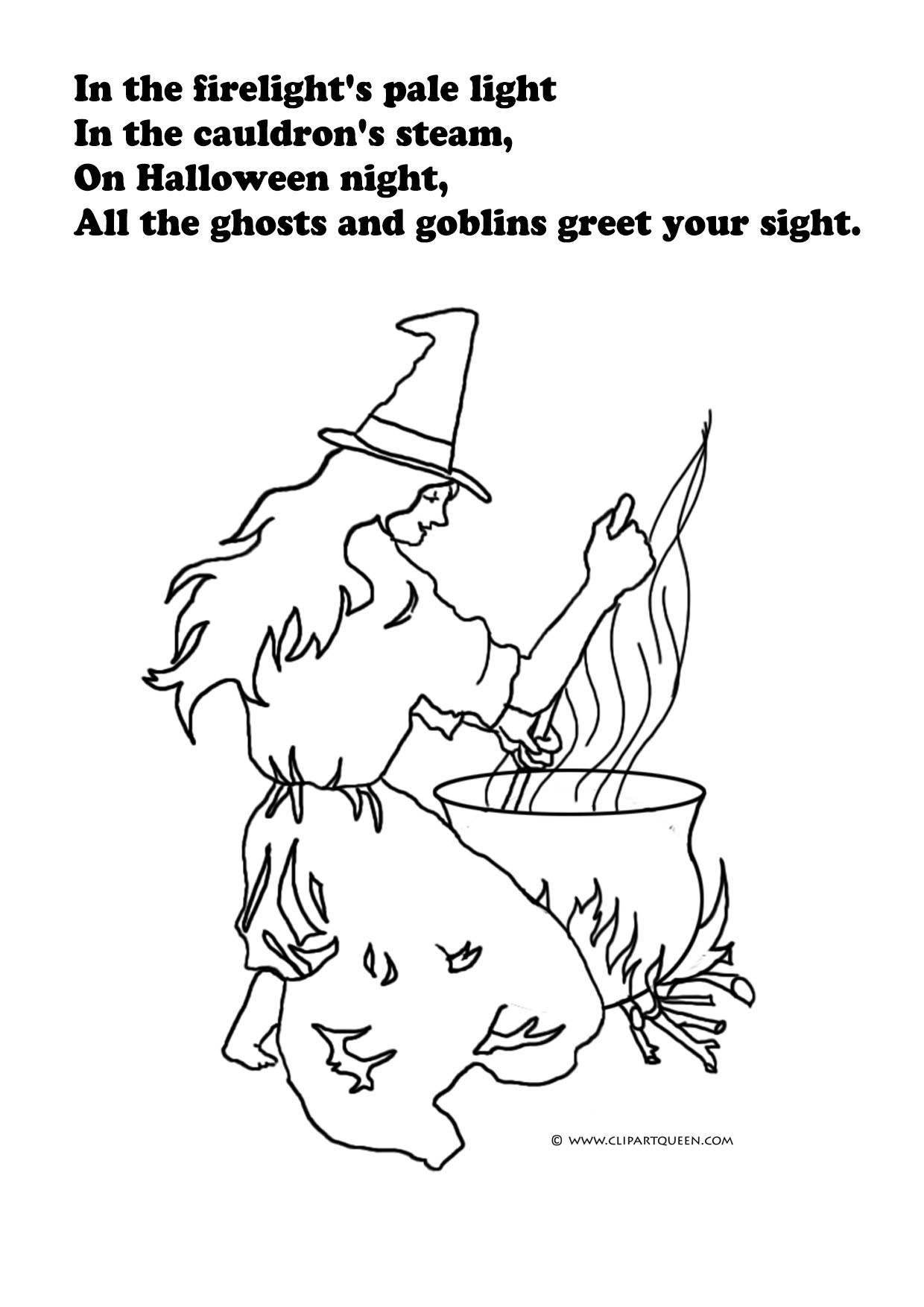 130+ Witch Coloring Page Ideas for Halloween Fun 83