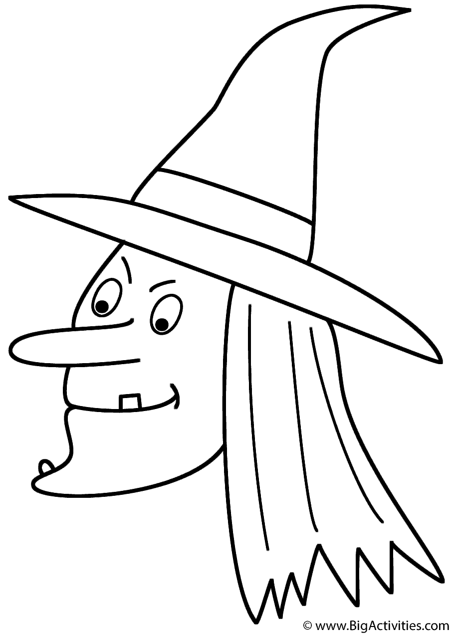 130+ Witch Coloring Page Ideas for Halloween Fun 9