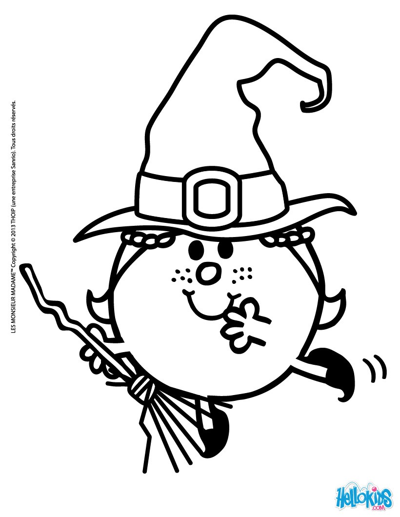 130+ Witch Coloring Page Ideas for Halloween Fun 90