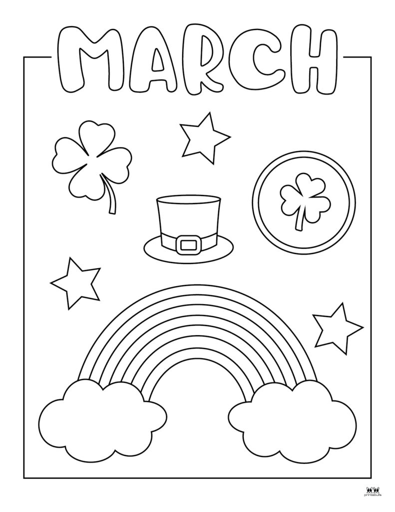 131+ Monthly Coloring Pages Printable 11