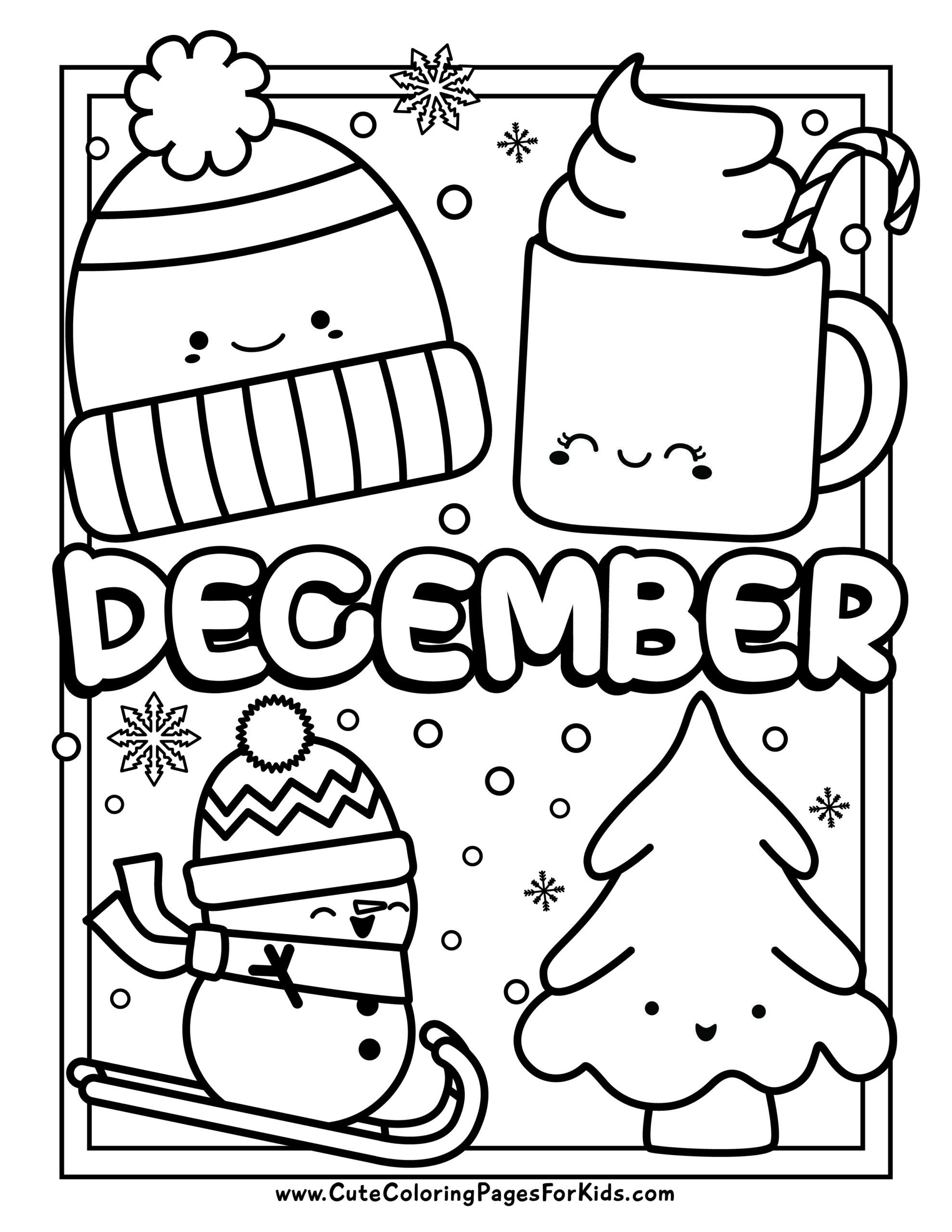 131+ Monthly Coloring Pages Printable 33