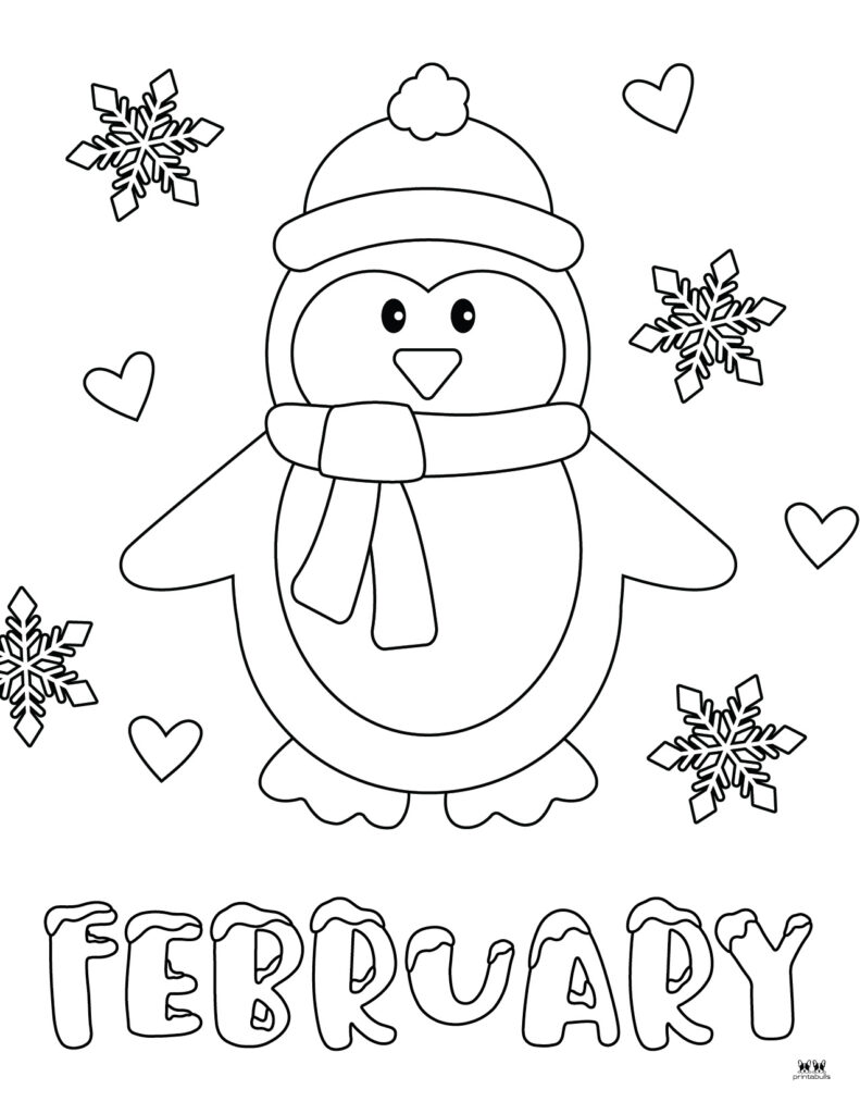 131+ Monthly Coloring Pages Printable 4