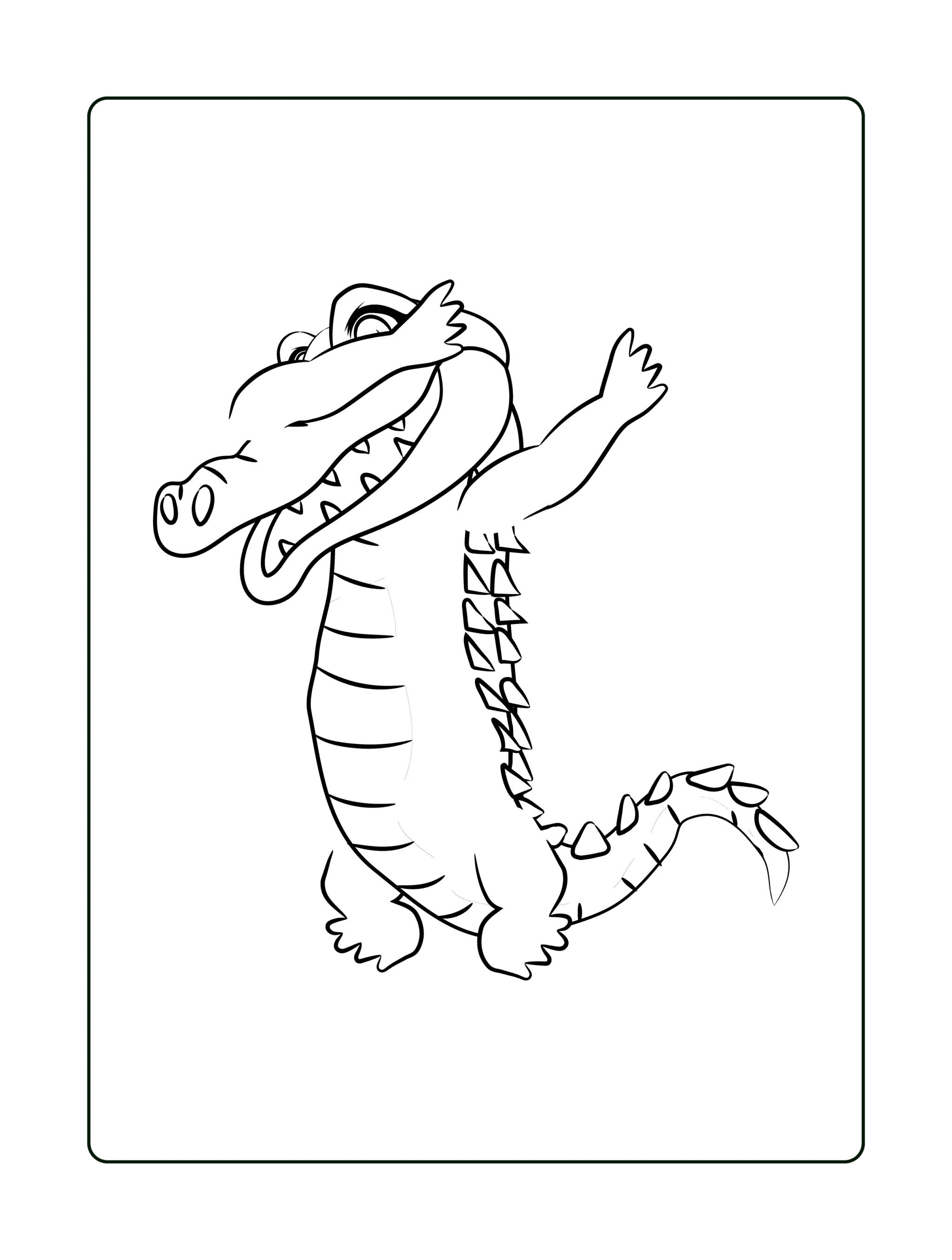 135+ Coloring Pages of Alligators Printable 102