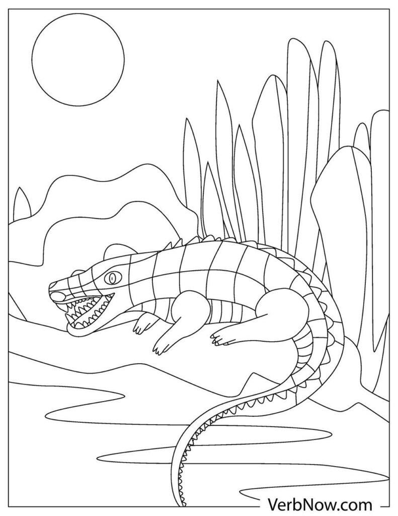 135+ Coloring Pages of Alligators Printable 23