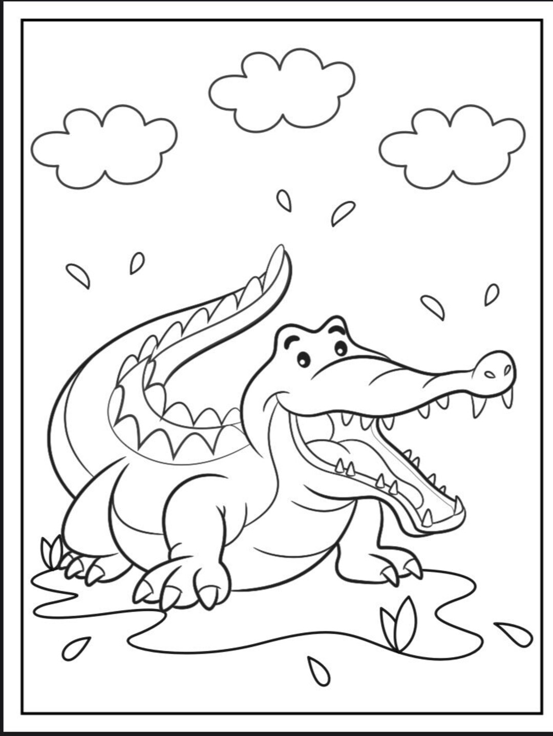 135+ Coloring Pages of Alligators Printable 43