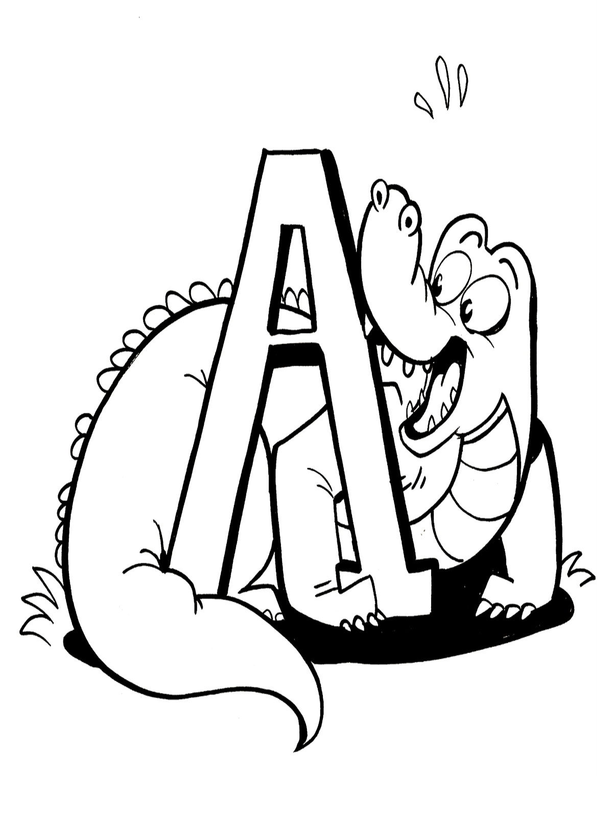 135+ Coloring Pages of Alligators Printable 50