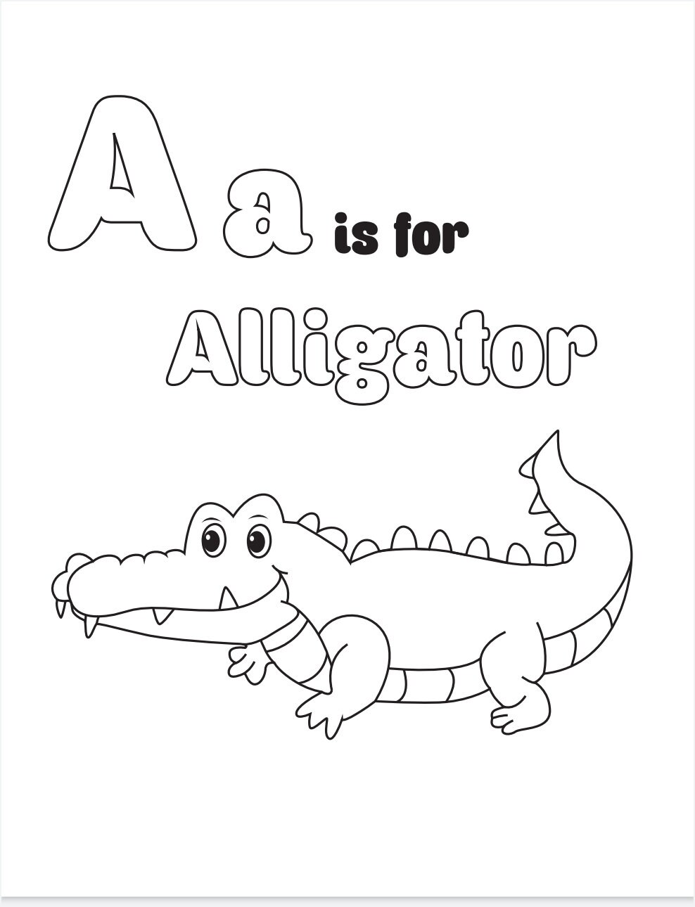 135+ Coloring Pages of Alligators Printable 66