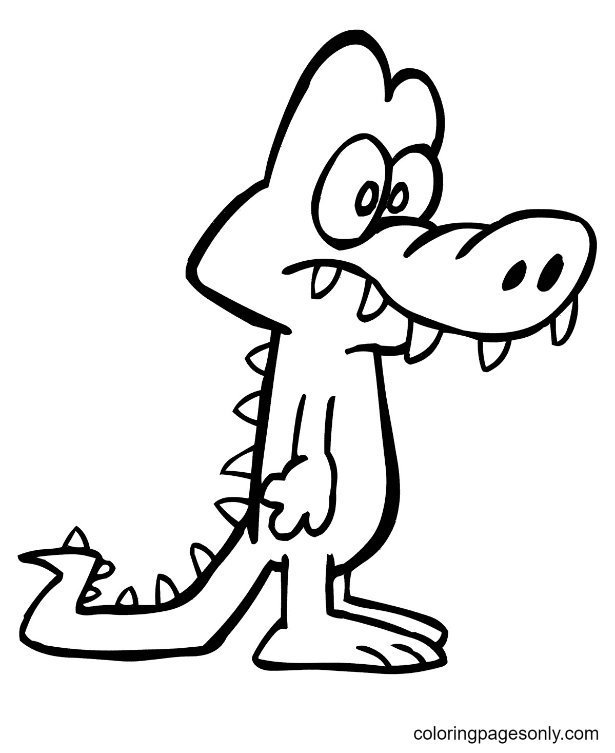 135+ Coloring Pages of Alligators Printable 69