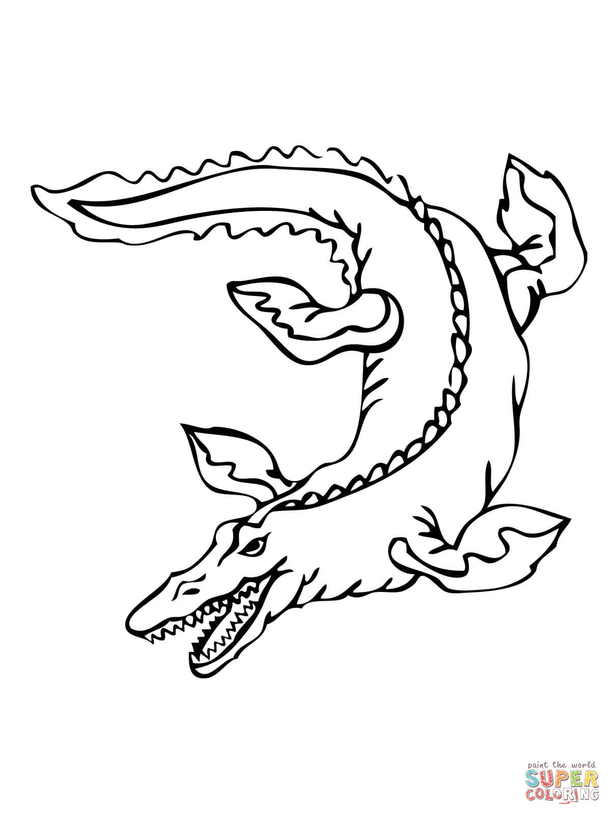 135+ Coloring Pages of Alligators Printable 91