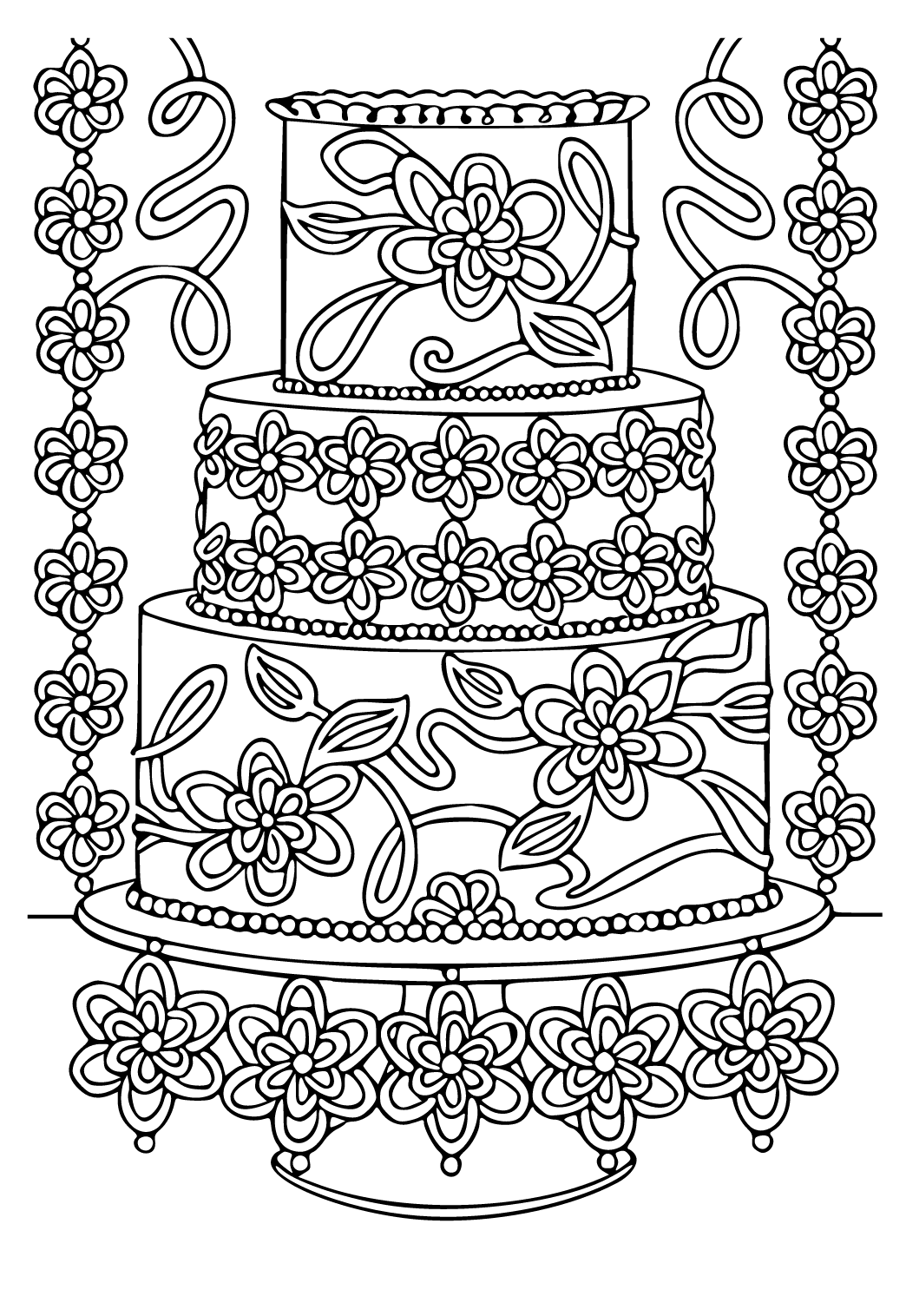 140 King Cake Coloring Pages Printable 105