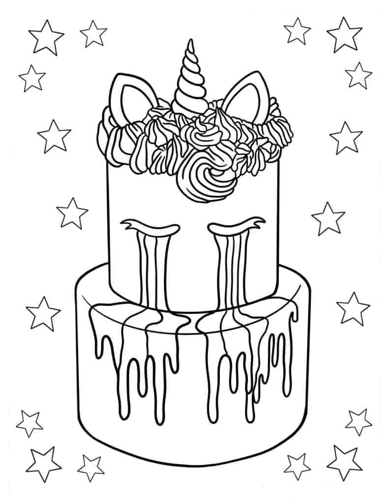 140 King Cake Coloring Pages Printable 19