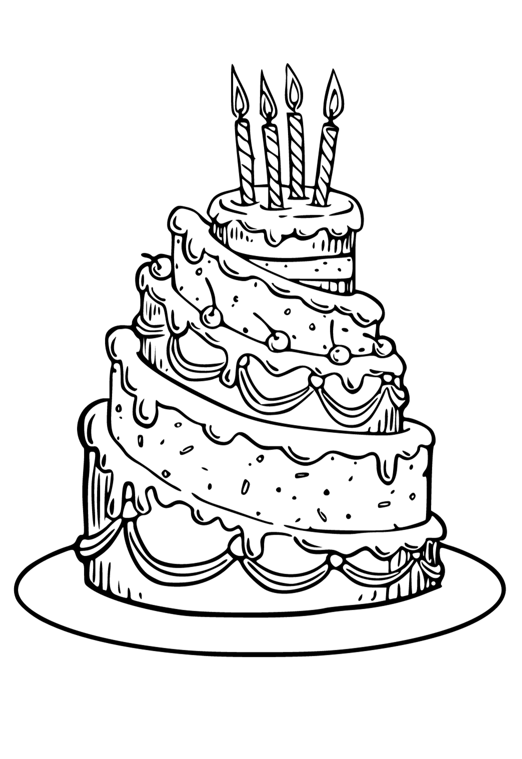 140 King Cake Coloring Pages Printable 24