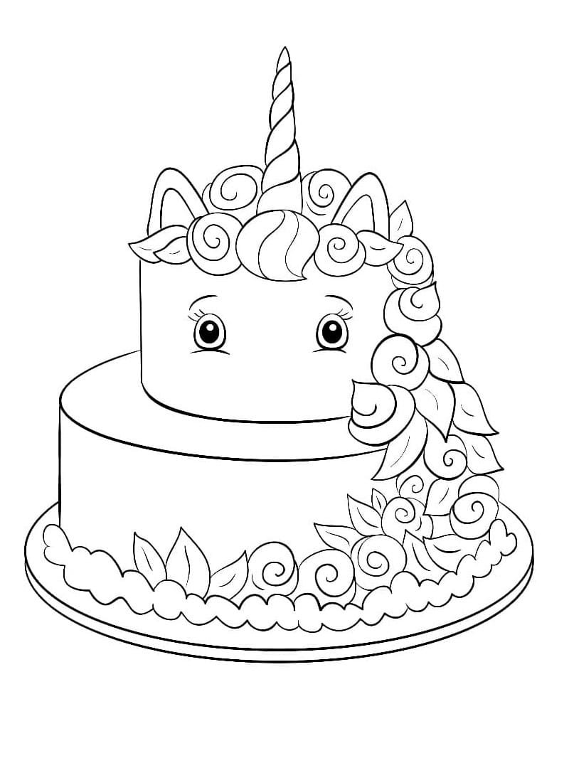 140 King Cake Coloring Pages Printable 46