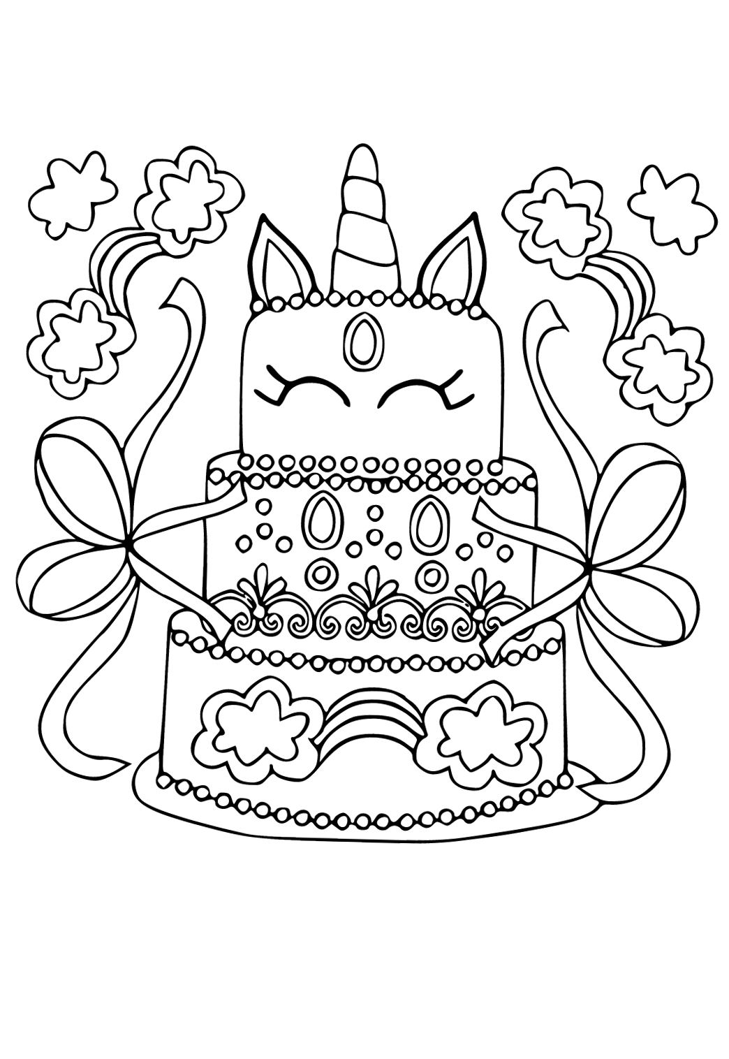 140 King Cake Coloring Pages Printable 51